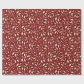 Leafy-Waterverf Cadeaupapier (Vlak)