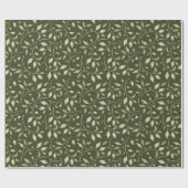 Leafy-Waterverf Cadeaupapier (Vlak)