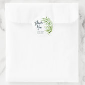 Leafy Waterverf Dank u Sticker (Tas)