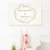 Leafy Wedding  Banner (Insitu)