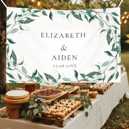Leafy  Wedding  Banner