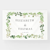 Leafy Wedding  Banner (Horizontaal)