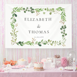Leafy Wedding  Banner