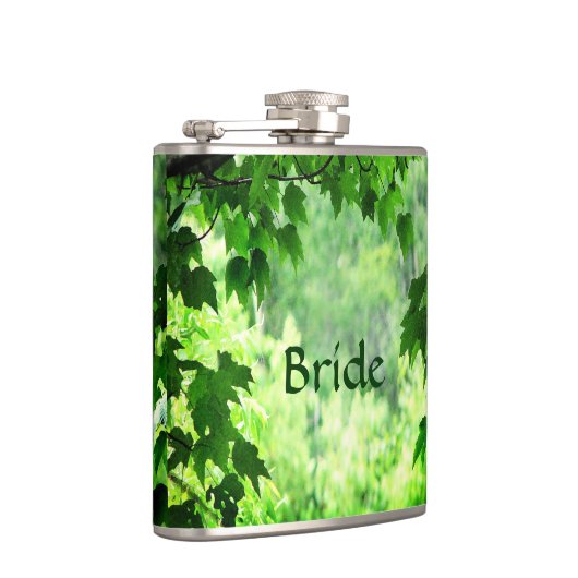 Leafy Wedding Brides Heupfles (Rechts)