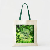 Leafy Wedding Maid of Honor Tote Bag (Voorkant)