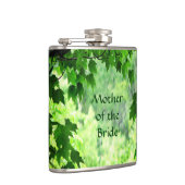 Leafy Wedding Moeder van de Bride Heupfles (Rechts)