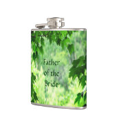 Leafy Wedding Vader van de Bride Heupfles (Links)