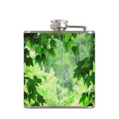 Leafy Wedding Vader van de Bride Heupfles (Achterkant)