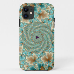 Leafy Whorls Fractal Case-Mate iPhone Case
