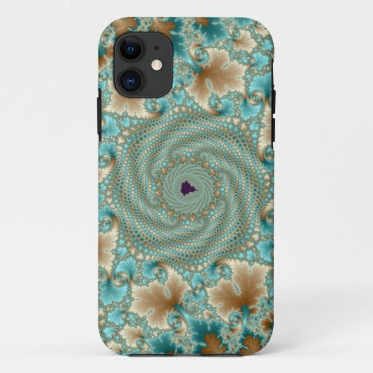 Leafy Whorls Fractal Case-Mate iPhone Case (Achterkant)