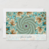 Leafy Whorls Fractal Kaart (Voorkant)