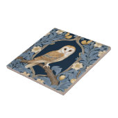 Leafy William Morris stijl Rechts tegenover Barn O Tegeltje (Zijkant)