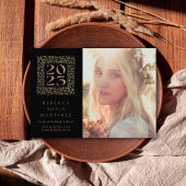 Leafy Year Photo Afstuderen Kaart