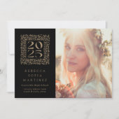 Leafy Year Photo Afstuderen Kaart (Voorkant)