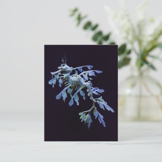 Leafy Zee Dragon Briefkaart (Staand voorkant)