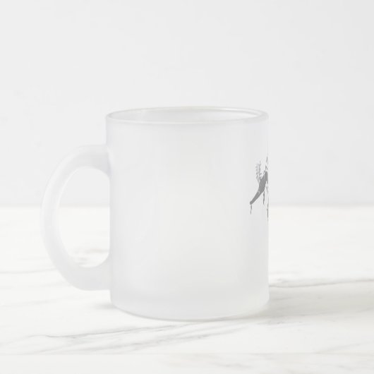 Leafy Zee Dragon Fossil Matglas Koffiemok (Links)