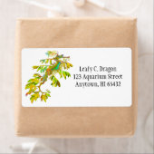 Leafy Zee Dragon  label (Insitu)