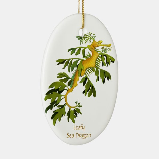 Leafy Zee Dragon  Ornament (Rechts)