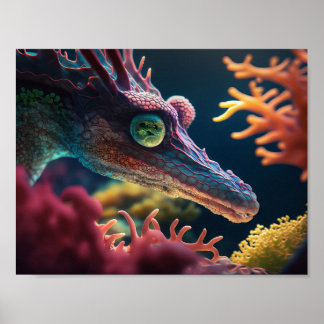 Leafy Zee Dragon Poster