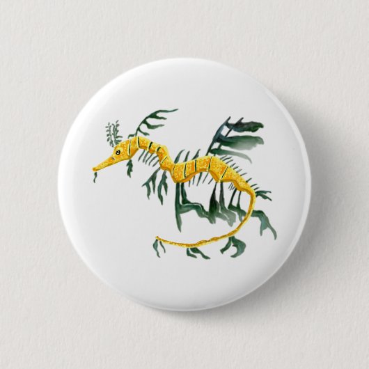 Leafy Zee Dragon Ronde Button 5,7 Cm (Voorkant)