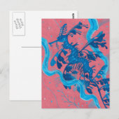 Leafy Zee Dragon Seahorse fish Underwater Paining Briefkaart (Voorkant / Achterkant)