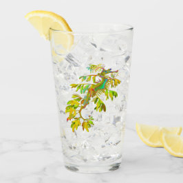 Leafy Zee Dragon Seahorse Glass Tumbler