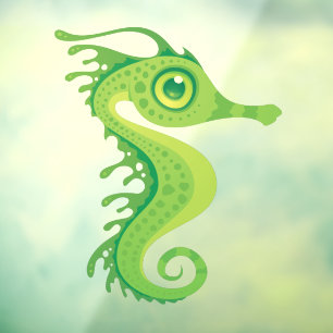 Leafy Zee Dragon Seahorse Raamsticker