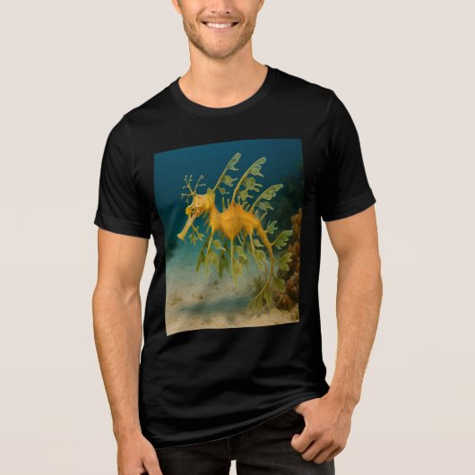 Leafy Zee Dragon Tri-Blend Shirt (Voorkant)