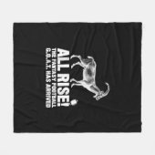 League Champion Fantasy Football Goat Gift Fleece Deken (Voorkant (Horizontaal))