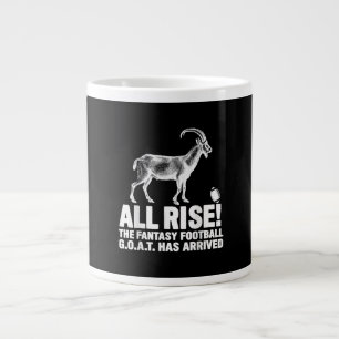 League Champion Fantasy Football Goat Gift Grote Koffiekop