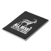 League Champion Fantasy Football Goat Gift Notitieblok (Linkerzijde)