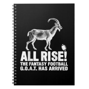 League Champion Fantasy Football Goat Gift Notitieboek