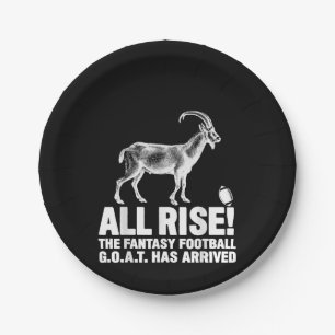 League Champion Fantasy Football Goat Gift Papieren Bordje