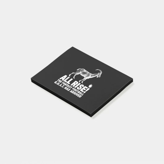 League Champion Fantasy Football Goat Gift Post-it® Notes (Schuin)