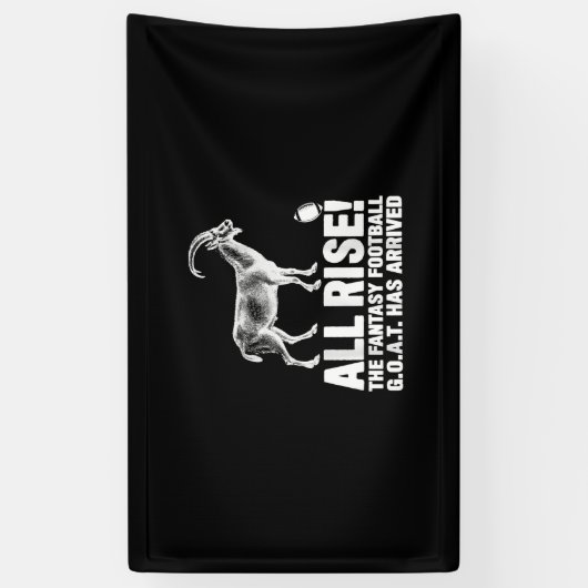 League Champion Fantasy Football Goat Gift Spandoek (Verticaal)