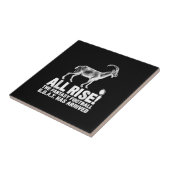 League Champion Fantasy Football Goat Gift Tegeltje (Zijkant)