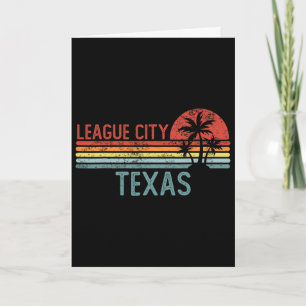 League City Texas Grappig Usa Stadsreis Thuis Root Kaart