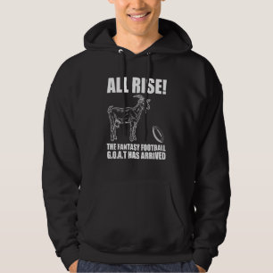 League Kampioen Fantasy Football Draft   All Rise  Hoodie