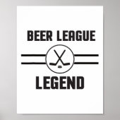 League Legend Hockey Poster (Voorkant)