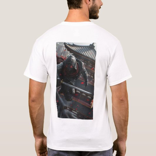 League of Legends Ninja Pose T-Shirt (Achterkant)
