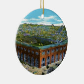 League Park Baseball Stadium Keramisch Ornament (Rechts)