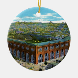 League Park Baseball Stadium Keramisch Ornament