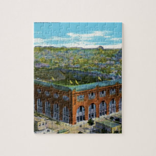 League Park Baseball Stadium Legpuzzel