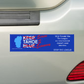 League to Screw Tahoe's Economy Bumpersticker (Op auto)