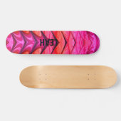 LEAH ~ Cool Skateboard: geweldig cadeau Persoonlijk Skateboard (Horizontaal)