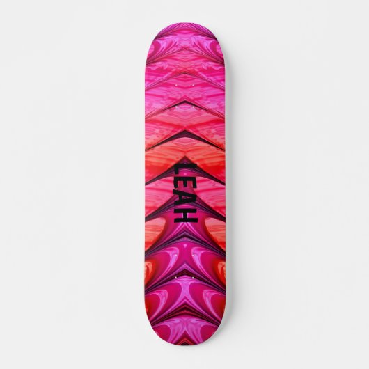 LEAH ~ Cool Skateboard: geweldig cadeau Persoonlijk Skateboard (Voorkant)