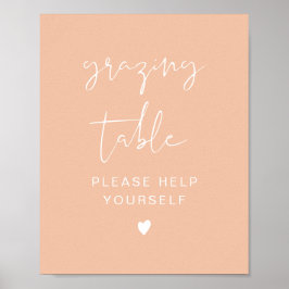 LEAH Kleurrijk Pastel Lentegrazingtafelbord Poster