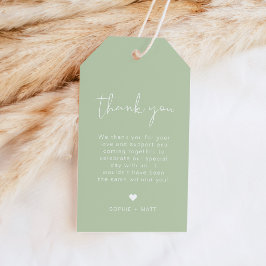LEAH Kleurrijke Pastel Lentebruilofts Favorietlabe Cadeaulabel