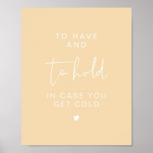 LEAH Levendig Om Te Hebben & Te Koesteren Trouwdek Poster (Voorkant)
