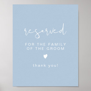 LEAH Levendige Pastel Gereserveerd voor Familie va Poster